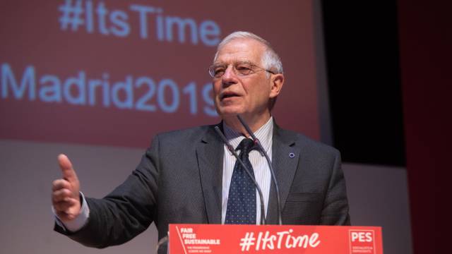 Borrell, este viernes en Madrid.