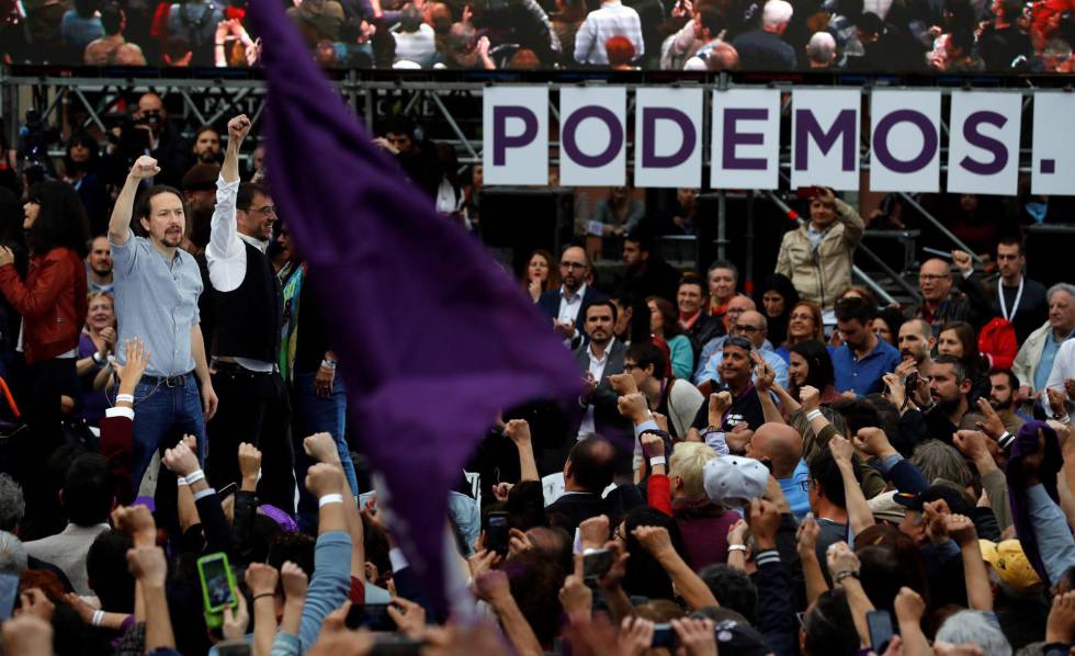 Iglesias Se Reincorpora Y Marca El Arranque De Campana De Podemos Espana El Pais