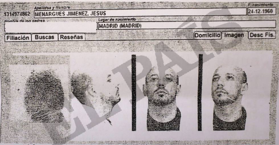 Ficha de la PolicÃa Nacional de Jesús Menargues