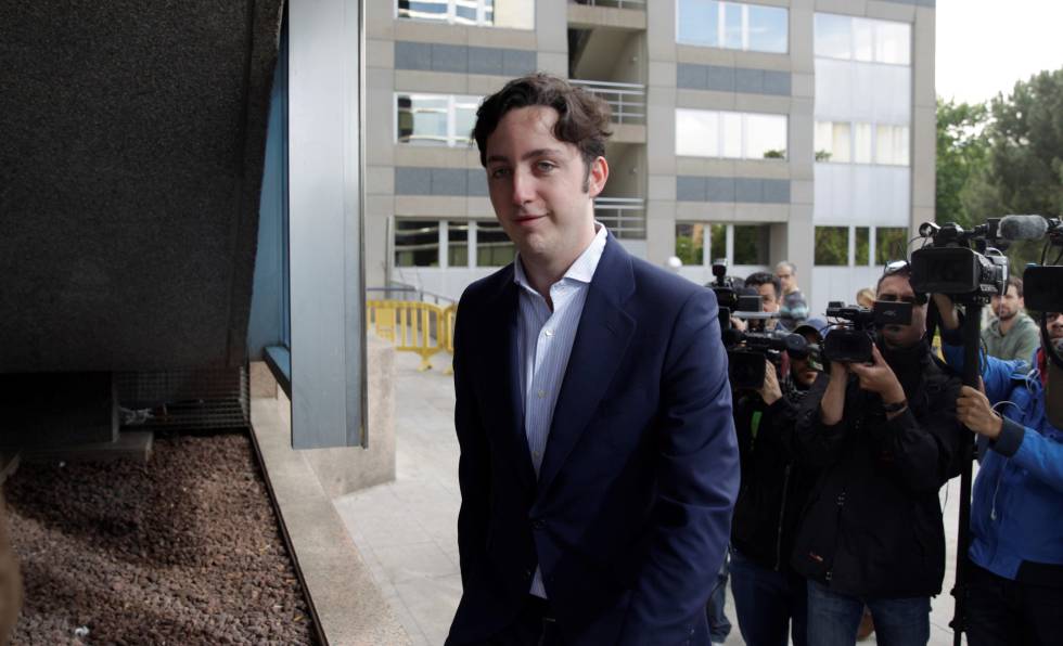 El Pequeño Nicolás, en la Audiencia Provincial de Madrid, el pasado mayo.