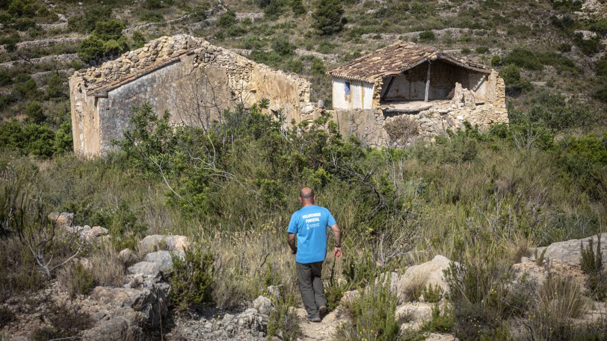 La casa donde estuvieron retenidas las niñas.