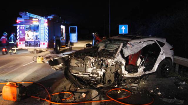 Estado de uno de los coches.