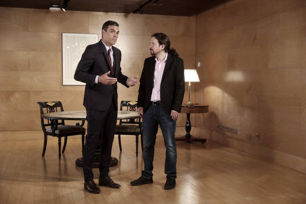Sánchez e Iglesias en una reunión el pasado julio.