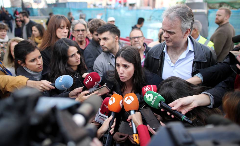 La portavoz de Unidas Podemos en el Congreso de los Diputados, Irene Montero.