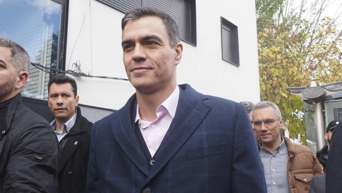 Pedro Sánchez en su visita a Valladolid el pasado martes.