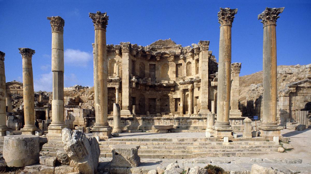 Ruinas de Gerasa, en Jordania.