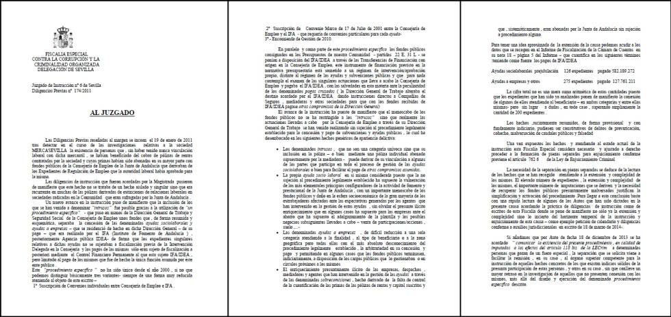 Las claves del escrito de los fiscales