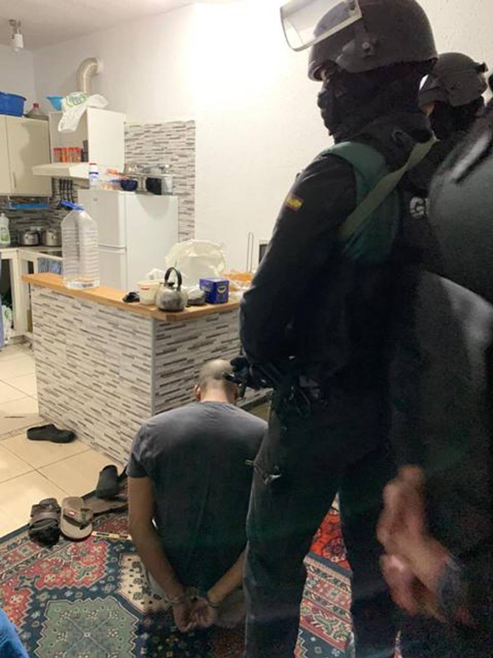 Los agentes detienen a un presunto yihadista en Tenerife.
