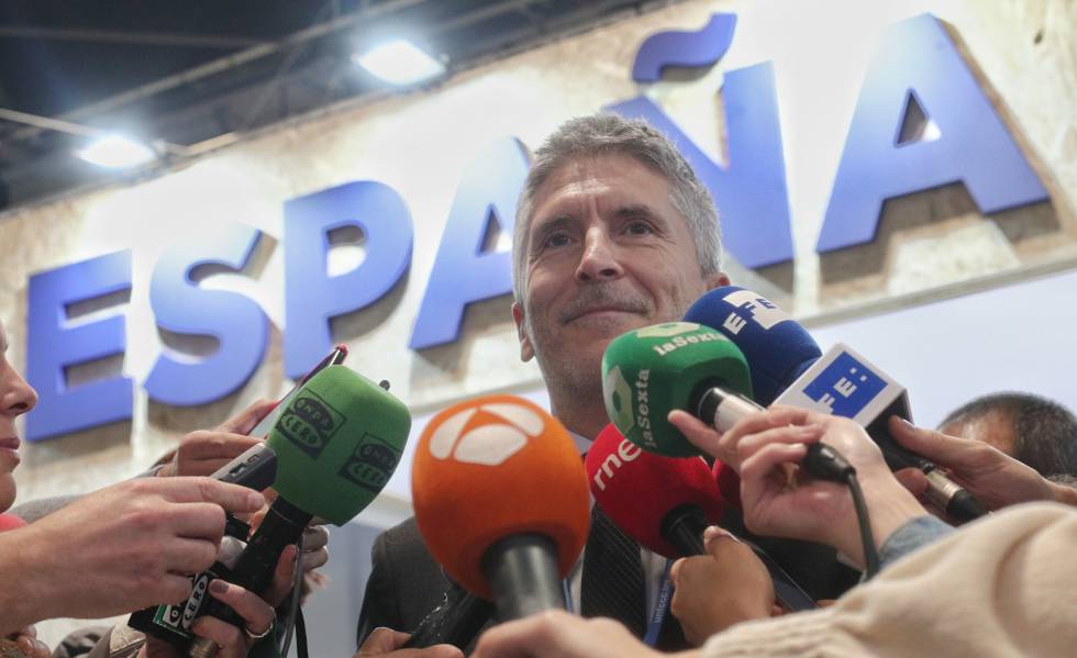 El ministro de Interior en funciones, Fernando Grande-Marlaska, la semana pasada en la Cumbre del Clima, en Madrid.