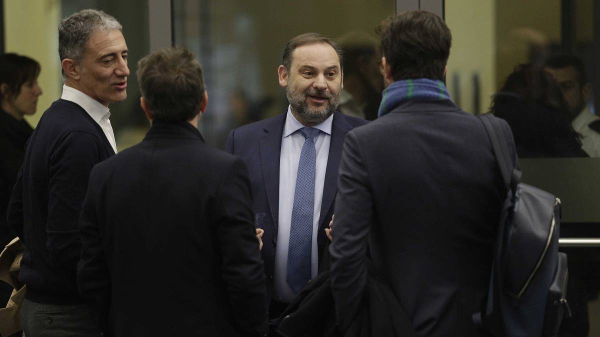 Ábalos, el pasado miércoles en San Sebastián.