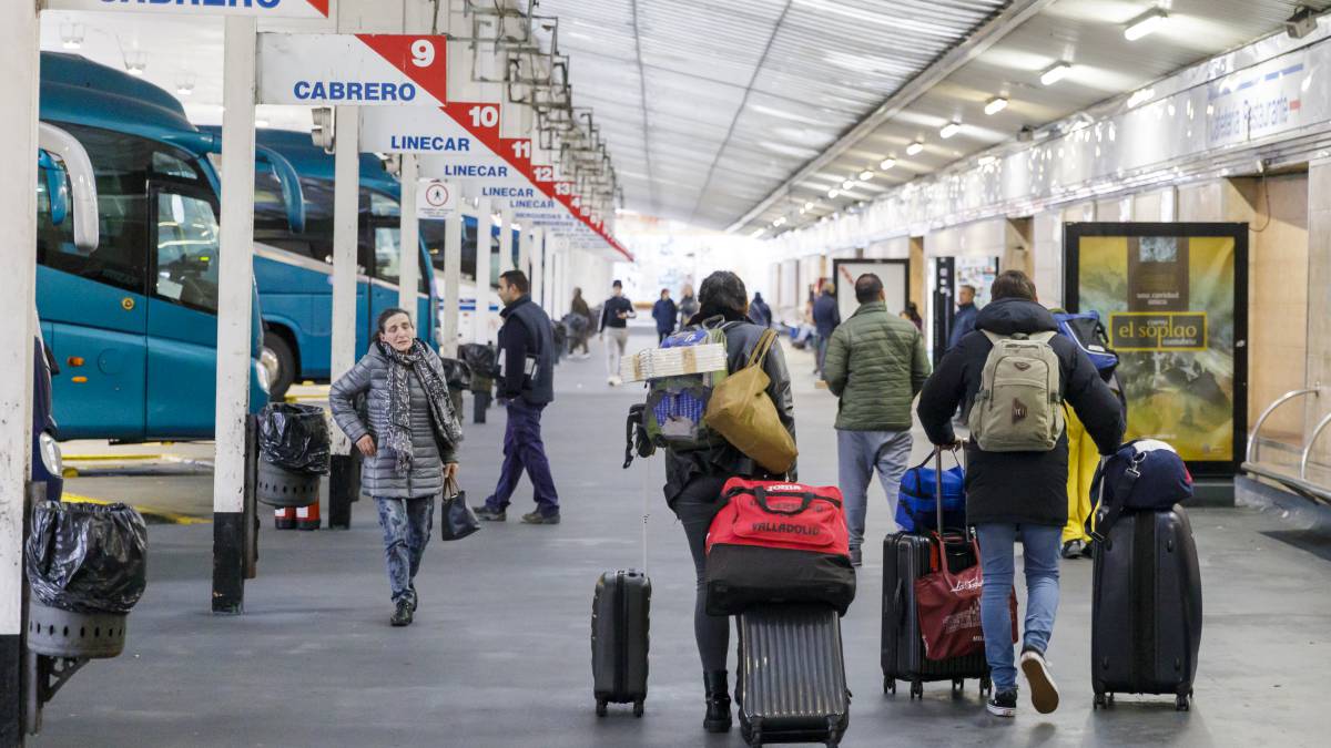 La estación de autobús de Valladolid.