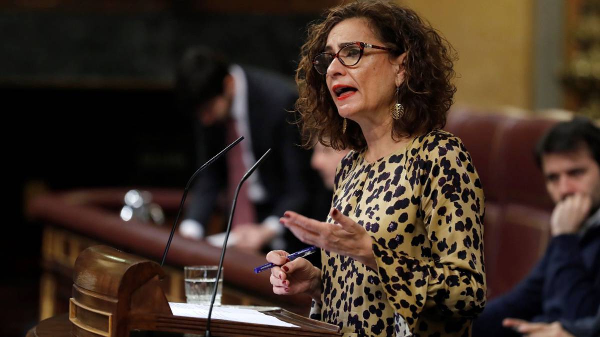 Montero, en el Congreso este jueves.