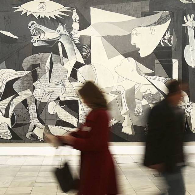 La exposición 'Piedad y terror en Picasso'.