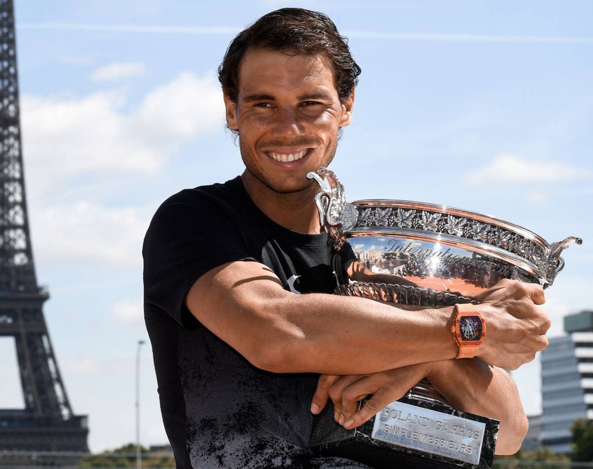 Rafael Nada tras su décimo Roland Garros.