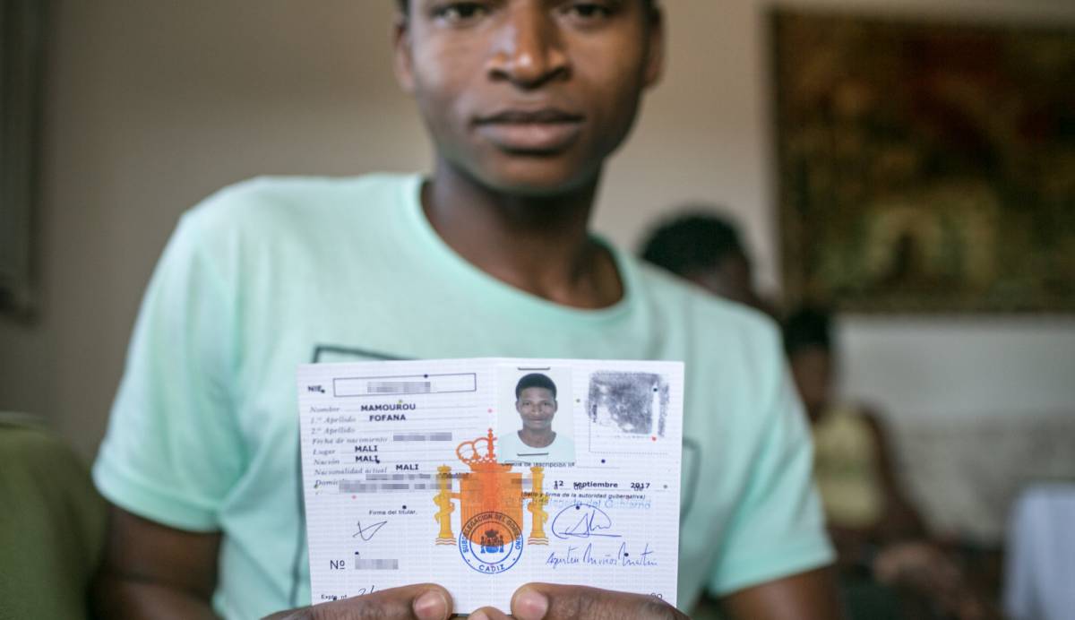 Mamourou, de Mali, aún no ha logrado la residencia española.