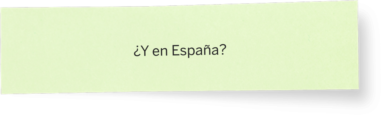 ¿Y en España?