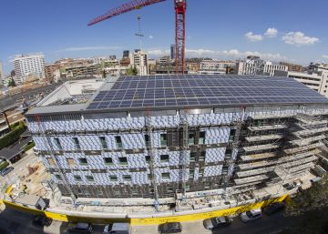 El hospital que Fraternidad-Mutrespa est&aacute; consruyendo en el Paseo de La Habana en madrid