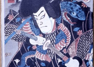 Un samurai iniciado en ninjutsu, el arte marcial de la invisibilidad. O, lo que es lo mismo, un ninja (Japón, siglo XIX)