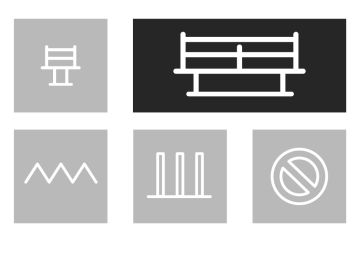 Bancos que impiden tumbarse