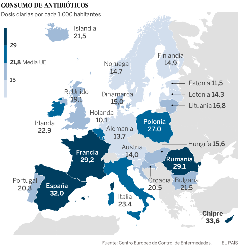 España es el país europeo con más infecciones bacterianas en los centros sociosanitarios