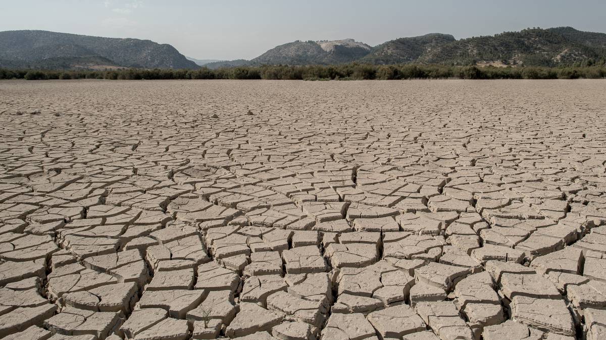 Imagen de un pantano español tomada en julio de 2017.