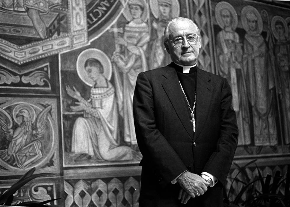 El arzobispo de Barcelona de 1990 a 2004, Ricard Maria Carles, en una imagen de 1997.