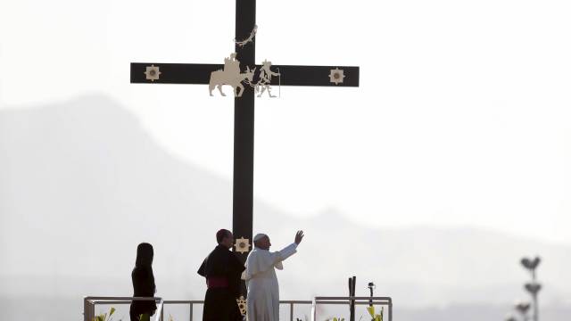 El papa Francisco, en Ciudad Juárez en 2016.