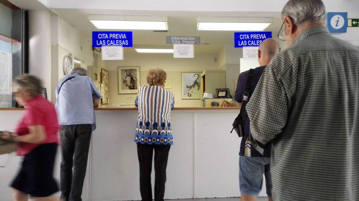 Un centro de salud de Madrid en diciembre del año pasado.