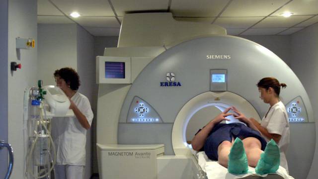 Una resonancia magnética en el hospital La Fe de Valencia.