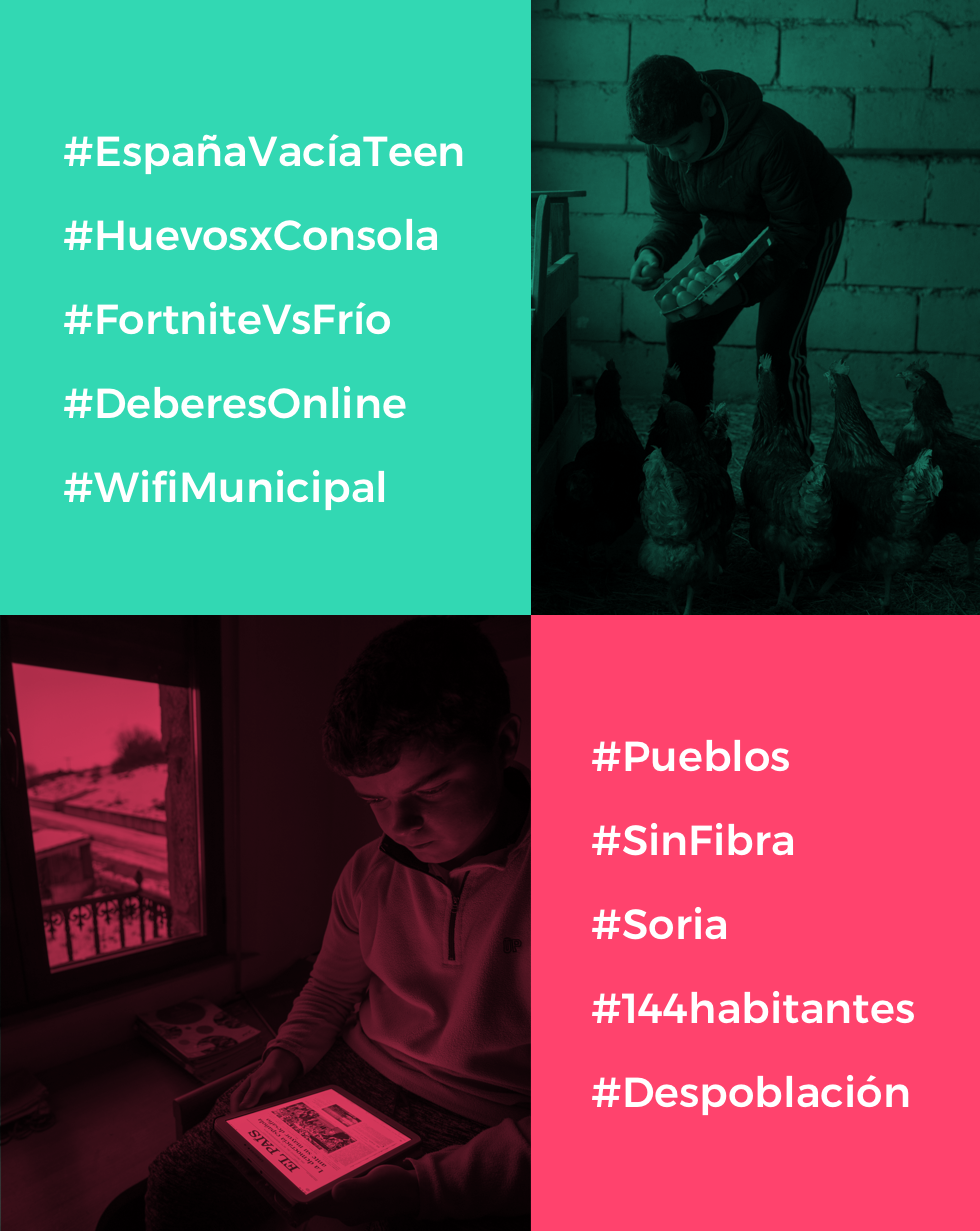 “Hace frío y en el pueblo no hay más niños, ¿qué hago sin mi ‘Fortnite?”
