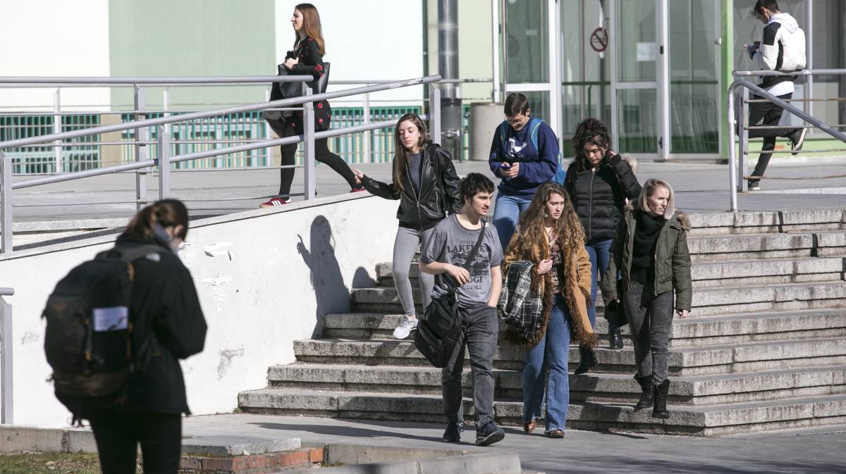Alumnos de la Universidad Autónoma de Madrid.