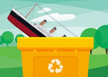 Los españoles reciclaron unos 284 ‘Titanics’ de plástico, briks, latas y papel