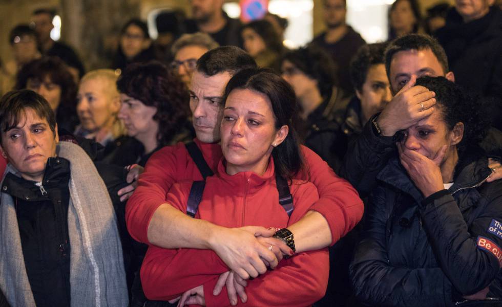 Concentración en Palma por el asesinato de Sacramento Roca.