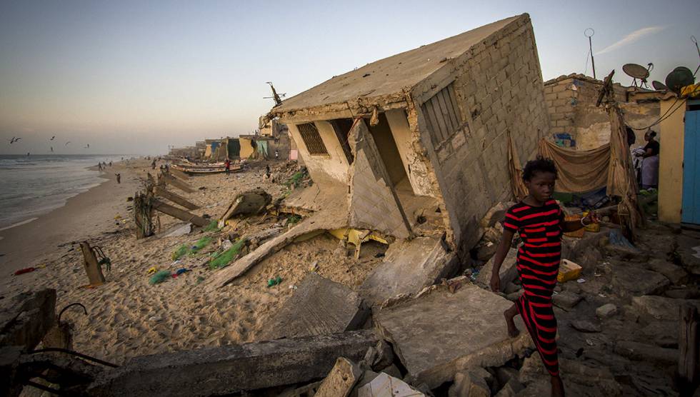 La mordida del mar se siente en África