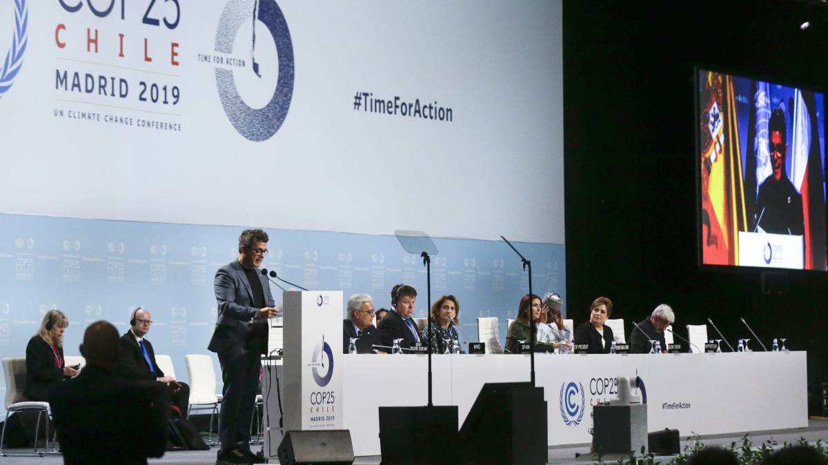 Alejandro Sanz en la Cumbre del Clima.