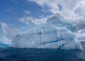 Un iceberg en la Antártida. 