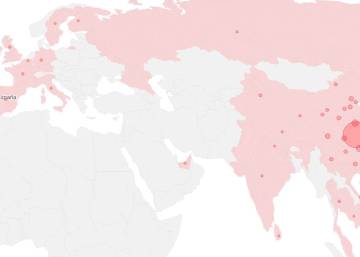 El mapa del coronavirus: así crecen los casos día a día y país por país