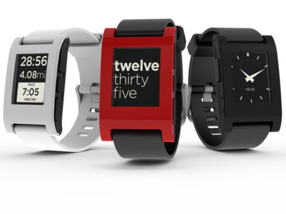 Pebble, die bisher meistverkaufte Smartwatch.