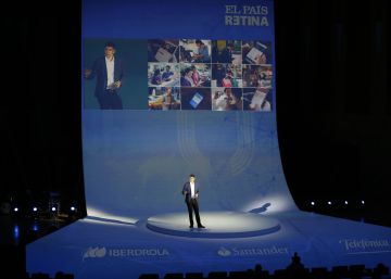 Matt Brittin, presidente de Google EMEA, durante su ponencia, hoy en RETINA.