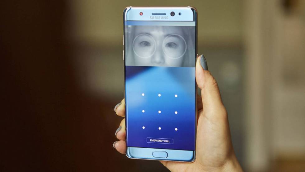 Samsung Galaxy Note 7: se abre con el iris y funciona sobre mojado