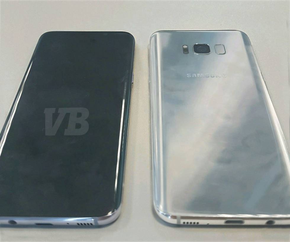 O Samsung Galaxy S8. 