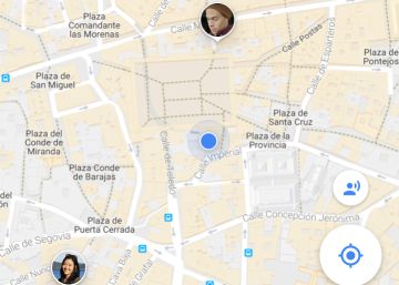 Google permite compartir tu ubicación en tiempo real con tus contactos.