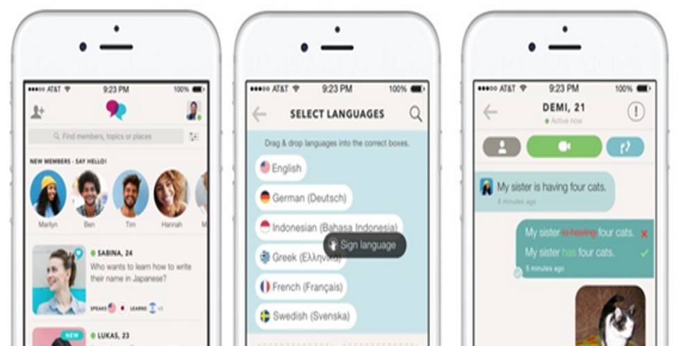 Cinco Apps Para Hacer Intercambio De Idiomas Tecnología