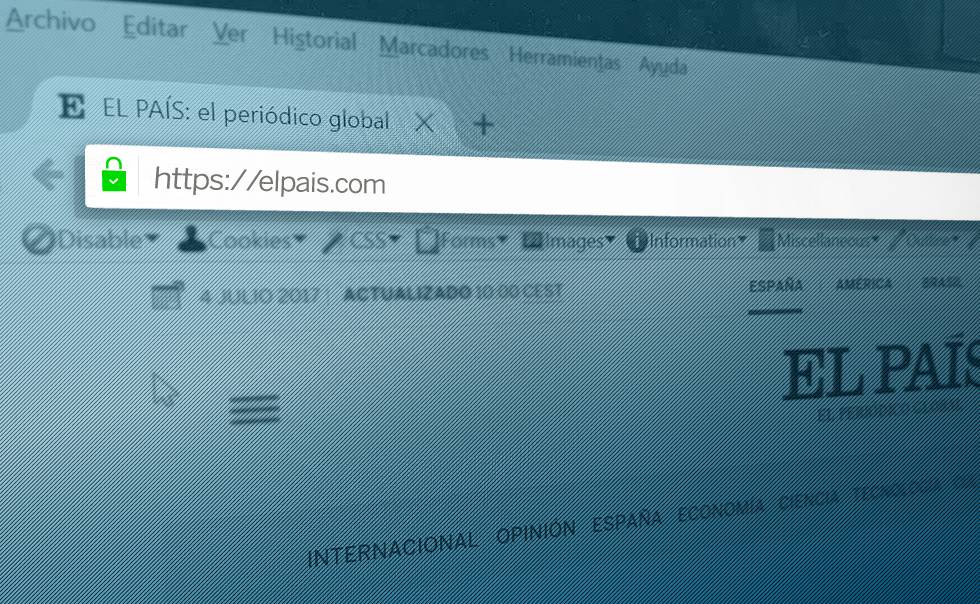 EL PAÍS protege a sus usuarios con navegación segura