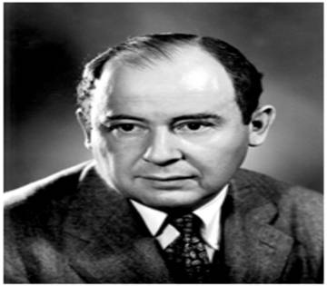 John von Neumann, uno de los pioneros de la computación que primero describió algunas de las características de los autómatas celulares.