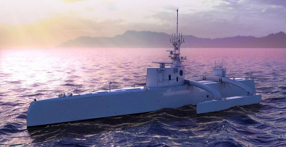 El 'Sea Hunter', la nave autónoma del Ejército estadounidense.