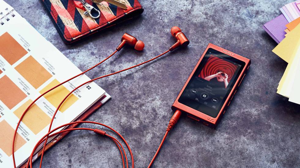 Reproductor musical portátil Walkman de la gama NW-A30 de SONY.