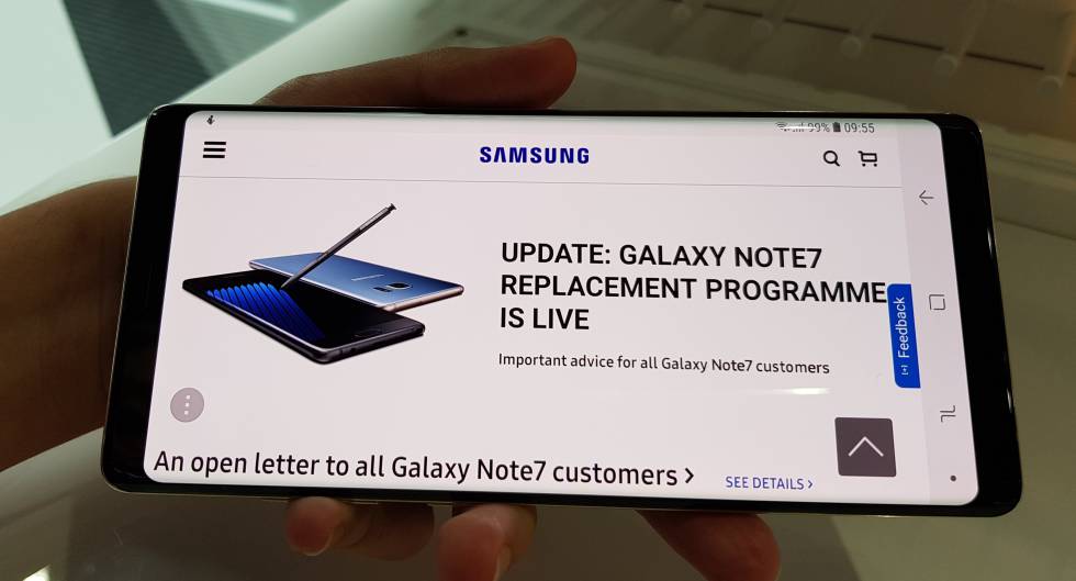 Samsung quiere dejar el atrás el fiasco del Note 7 y sus baterías explosivas