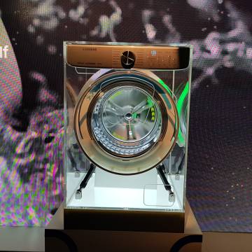 Lavadora con sistema QuickDrive de Samsung.
