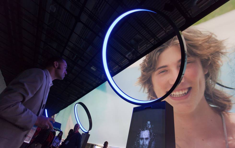 Demostración de realidad virtual en el pabellón de Samsung del IFA 2017.